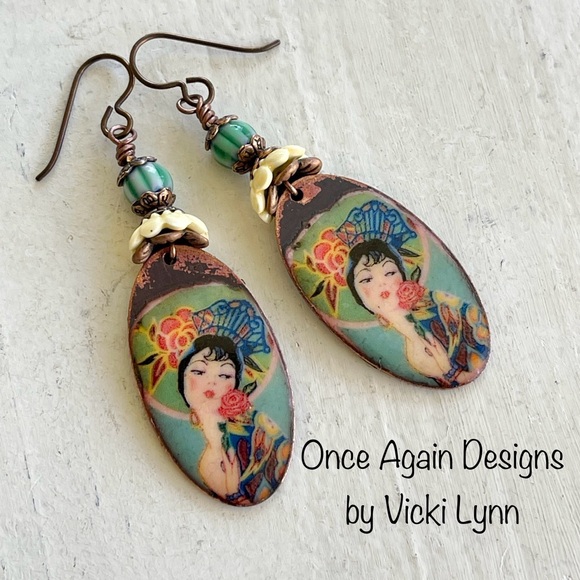 Artisan Jewelry - ARTISAN Earrings “Bailaora Flamenco” - Dangles
